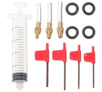 STOBAZA Kit de Purga de Frenos de Bicicleta Portátil Juego de Purga de Aceite para Reparación de Frenos de Mountain Bike Herramienta de Mantenimiento Precisa para Ciclismo Segura