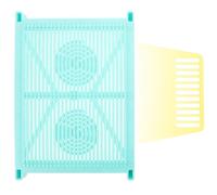 STOBAZA Kit para Hacer Incienso Multifuncional Azul, Rejilla Pequeña para Secar Varillas de Incienso, Herramienta Manual DIY para Aromaterapia, Porta Varillas Práctico para Artesanía