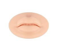 STOBAZA Labio Falso de Silicona, Piel Falsa para Tatuajes Portátiles, Práctica de Tatuaje y Micropigmentación, Imita el Labio Humano, para Principiantes y Artistas Experimentados