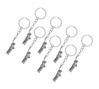 STOBAZA Llavero Decorativo de Metal Estatua Libertad, 8 Piezas para Día Independencia, Colgante Americano para Bolso y Llaves, Adorno Patriótico de Estados Unidos, Obsequio para Fiesta