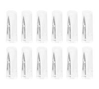 STOBAZA Mango para Varilla de Persiana Vertical de PVC Resistente, 12 Piezas, Accesorio de Repuesto para Cortinas, Punta para Varita Ciega, Apto para Persianas Domésticas y Uso en Hogar
