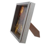 STOBAZA Marco de Fotos de Halloween de Madera Luz Led Hueca Calabazas y Fantasmas Caja de Sombra Vintage para Decoración de Escritorio o Pared