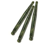 STOBAZA Masajeador Facial de Jade Natural Gua Sha 3 Piezas Herramienta para Esculpir Rostro Masaje Profundo Cuello y Ojos para Relajación y Cuidado Diario
