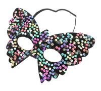 STOBAZA Máscara de Fiesta de Lentejuelas en Forma de Ala para Mujeres, Material Pvc Resistente al Impacto y Envejecimiento, Adecuado para Celebraciones y Cosplay
