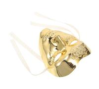STOBAZA Máscara Facial Completa Comodidad Excepcional Mecánica Dorada Estilo Steampunk y Diseño Resistente para Fiestas de Cosplay y Baile de Graduación para Adultos