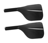 STOBAZA Mascarilla Facial Protectora Laca Cabello 2 Unidades Mango Plástico Negro Cómodo para Peluquería y Barbería Protección contra Salpicaduras de Spray