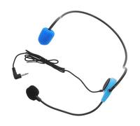 STOBAZA Micrófono De Diadema Headset Ey-520 Azul Micrófono Dinámico Ajustable para Oratoria Entrevistas y Grabación para Vlogging Sonido De Alta Fidelidad