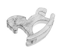 STOBAZA Mini Caballo Mecedor Decorativo Decoración De Oficina Decoración del Hogar Caballo Mecedor De Madera