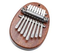 STOBAZA Mini Kalimba de Pulgar Portátil 8 Tonos en Madera Diseño en Forma de Gota, Instrumento Musical para Principiantes y Niños, Piano de Dedo Kalimba Compacto y Ligero para Uso en Escenario y Hogar