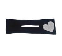 STOBAZA Moldeador de Moños Forma de Corazón y Rhinestones para Mujer, Accesorio Ligero de Tejido Que Sostiene el Cabello Firmemente para Uso Diario y Ocasiones Obsequios