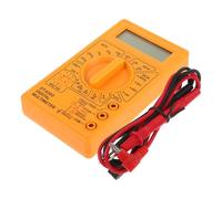 STOBAZA Multímetro Digital Portátil Naranja Función de Medición de Voltaje y Prueba de Continuidad Zumbador para Electricistas Batería 9v Tipo 6f22