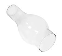 STOBAZA Pantalla de Cristal para Lámpara de Aceite Pequeña, Chimenea de Vidrio Transparente de 5,3 Cm, Repuesto Vintage para Linterna de Queroseno, Accesorio Decorativo para Hogar