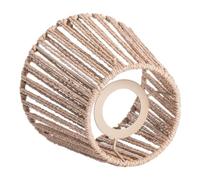 STOBAZA Pantalla De Lámpara Tejida a Mano De Cuerda Para Restaurantes y Cafeterías, Pantalla Colgante Vintage De Mimbre Para Luz De Techo Cálida y Acogedora