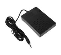 STOBAZA Pedal de Sustain para Teclado Midi Conector 35 MM Interruptor de Polaridad Diseño Antideslizante Totalmente Plástico Compatible Pianos Digitales y Sintetizadores Adecuado