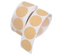 STOBAZA Pegatinas Adhesivas Redondas de Papel Kraft Etiquetas de Empaque DIY para San Valentín Autoadhesivas Fáciles de Desprender Unidades Decoración para Regalos y Bolsas