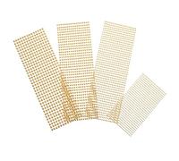 STOBAZA Pegatinas Autoadhesivas de Perlas Faciales Uñas 4 Hojas Multidimensionales Tamaños Variados para Maquillaje Mujeres Fiesta Cosplay Decoración Creativa