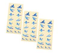 STOBAZA Pegatinas Decorativas para Guitarra Eléctrica y Acústica 3 Unidades Diseño de Pájaro Colorido Adhesivas de PVC Resistente para Personalizar Diapasón y Cuerpo