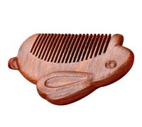 STOBAZA Peine de Bolsillo de Sándalo Antiestático para Hombre, Resistente al Desgaste, Adecuado Obsequio Día del Padre para Peinar el Cabello Estilo y Cuidado