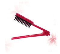 STOBAZA Peine Plegable V Resistente al Calor hasta Peine Antistático de Abs para Hombre Herramienta para Peinar y Alisar Cabello y Barba Casa y Salón