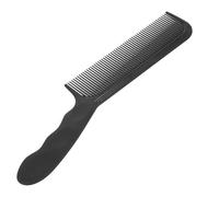 STOBAZA Peine Profesional para Cortar Cabello Plano Negro Peine Pequeño de Raya para Trenzar Ergonómico para Hombres Uso en Salón y Barbería