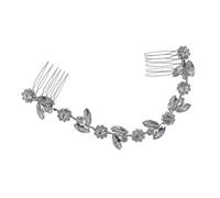 STOBAZA Peineta de Girasol Gemas de Imitación y Cadena Elegante y Brillante Accesorio Cabello para Mujer para Ocasiones Especiales de Novia