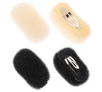 STOBAZA Pinzas para Volumen al Cabello 4 Piezas Almohadillas Acolchadoras para Peinar Herramienta Reutilizable para Aumentar Volumen Accesorios para Peinado Mixto