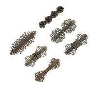 STOBAZA Pinzas Pelo de Aleación Estilo Retro 6 Unidades Resorte Accesorios Creativos para Cabello de Mujer y Niña Diseño Seguro y Cómodo para Peinados Diarios y Eventos Obsequios