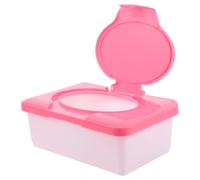 STOBAZA Porta Toallitas Húmedas Compacto y Ligero Caja de Almacenamiento de Toallitas con Tapa Contenedor para Baño para Guardar Húmedas