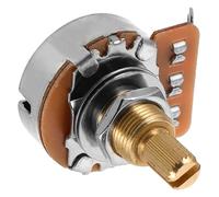STOBAZA Potenciómetro para Guitarra Eléctrica A500K Eje Largo 19Mm 24 Dientes Perilla Metálica de Volumen y Tono Resistencia Ajustable Horizontal para Repuestos y Accesorios de Guitarra