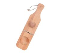 STOBAZA Prensa de Tostones de Madera Manual Herramienta de Trituración para Patatas y Plátanos para Cocinas Profesionales y Hogar Fabricación de Tostones Rápida