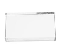 STOBAZA Prisma Óptico Rectangular de Vidrio Pequeño para Enseñanza de Física y Experimentos Científicos Herramienta Decorativa para Fotografía y Decoración con Efecto Prismático para