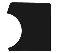 STOBAZA Protector de Púas para Guitarra Clásica y Acústica, Golpeador Autoadhesivo de Pvc Negro, 18 X 15 Cm, Protección Antirayaduras para Músicos y Mantenimiento de Instrumentos