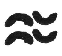 STOBAZA Protectores de Cuchillas para Patines de Hielo y Artísticos, Fundas Elásticas Negras Talla L, Accesorios Blandos para Hockey sobre Hielo, Paquete de 2 Unidades para Deportes