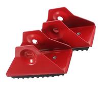 STOBAZA Protectores de Pies para Escalera Extensible 2 Unidades, Cubiertas Antideslizantes de Caucho y Hierro, Estabilizadores para Escaleras Plegables, Accesorios para Uso Doméstico