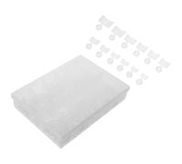 STOBAZA Puntas de Uñas Cuadradas Cortas Transparentes Media Cobertura, 600 Unidades para Uñas Acrílicas de Gel, Extensiones Postizas DIY para Manicura Profesional y Uso en Salones