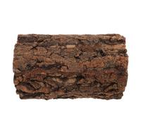 STOBAZA Refugio para Reptiles en Tronco de Madera Hueco Corteza de Corcho para Terrarios, Duradero y Compatible Geckos y Anfibios en Periodos de Cría