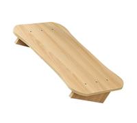 STOBAZA Reposapiés De Madera Mediano Plataforma Inclinada Antideslizante para Oficina y Hogar, Taburete para Debajo del Escritorio, Apoyo Ergonómico para Descanso Prolongado