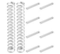 STOBAZA Resortes de Compresión de Acero Inoxidable 10 Piezas Diámetro Exterior 15/64 Diámetro Alambre 1/36 Longitud 1-3/16 Mini Resortes para Cascanueces y Herramientas de