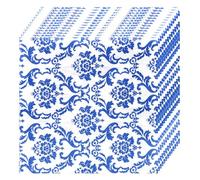 STOBAZA Servilletas de Papel para Fiestas y Bodas Diseño Impreso Creativo y Delicado, 80 Hojas Decorativas y Seguras para Cenas y Entretenimiento Diario