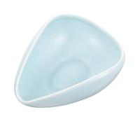 STOBAZA Soporte de Cuchara de Cerámica Azul para Cocina, Reposacucharas Resistente a Altas Temperaturas, Accesorio Reutilizable para Barra de Café y Uso Diario, Soporte Compacto