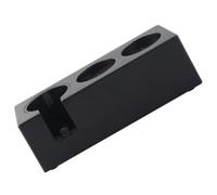 STOBAZA Soporte para Manipulación de Café en Polvo, Soporte para Manija de Máquina de Café, para Portafiltros, Tamper y Distribuidor 51/53/58mm, Abs y Aleación de Aluminio, Negro, Estable