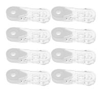 STOBAZA Soportes para Cortinas 8 Piezas, Manijas para Pesas de Cortinas, Guía Ciego, Accesorio para Persianas Horizontales, Kit de Reparación para Cordón y Varilla Larga, Uso