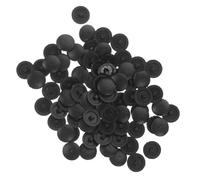 STOBAZA Tapones de Plástico Negros para Tornillos de 10 MM 500 Piezas Tapas Decorativas Resistentes Intemperie para Orificios de Tornillos Muebles Gabinetes y Sistemas de Armarios