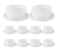 STOBAZA Tapones para Bidones De 200l, Juego De 10 Unidades De Plástico Resistente Rosca Exterior, Tapas para Barriles De Aceite y Agua, Sellado Seguro para Almacenamiento y Transporte