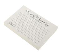 STOBAZA Tarjetas Iglesia para Celebración Religiosa, 50 Hojas de Tarjetas de Memoria Elegantes de Papel, Ideales para Funerales y Mensajes Conmemorativos, Accesorio Versátil para