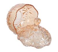 STOBAZA Tarro De Cristal Para Dulces Botes De Cristal Para Dulces Con Tapa Tarro De Azúcar Con Tapa Pequeño Frasco Hermético Frascos De Gelatina Vidrio Dorado