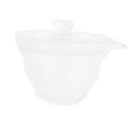 STOBAZA Taza de Té Artesanal de Vidrio con Textura Grabada Hielo Distribuidor de Té para Hogar y Diseño Elegante y Resistente