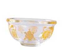 STOBAZA Taza Decorativa de Agua para Ofrecimiento Vaso de Cristal Resistente para Altares y Decoración Zen Accesorio para Ritual y Salas de