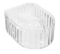 STOBAZA Tazón de Manicura Acrílico Transparente para Remover Esmalte y Uñas Acrílicas para Salón y Uso Casa Bowl Soak Off para Belleza de Uñas Herramienta Duradera para Remojo de Dedos y