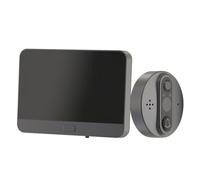 STOBAZA Timbre 720p Electrónico de Ojo Wifi Visual Gato Inteligente 1mp Metálico con Foto, Alarma Remota, 32g, 5000ma, Ancianos